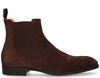 Santoni 13414 Donkerbruin Heren Chelseaboots
