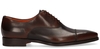 Santoni 15004 Bruin Heren Veterschoenen
