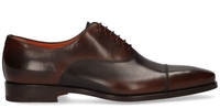 Santoni 15004 Bruin Heren Veterschoenen