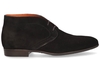 Santoni 17347 Zwart Heren Veterboots