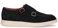 Santoni 17601 Donkerblauw Heren Gespschoenen