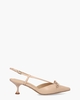 Satina Nude Dames Slingbackpumps