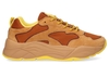 Scotch And Soda Celest Bruin/Geel Damesneakers
