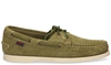 Sebago Docksides Portland Flesh Out Groen Herenloafers