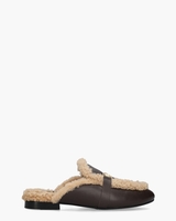 Semi Donkerbruin Damesloafers