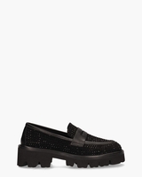 SH-10715 Zwart Damesloafers
