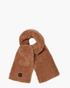 Sherpa Oversized Scarf Caramel Damessjaal