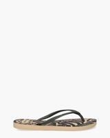 Slim Animals Groen Damesslippers