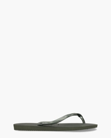 Slim Metallic Groen Damesslippers