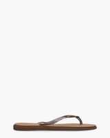 Slim Point Donkerbruin Damesslippers