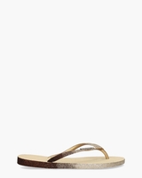 Slim Sparkle Beige Damesslippers