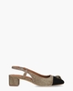 Sloane Slingback Heel Beige/Bruin/Zwart Dames Slingbackpumps