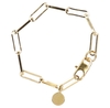 Souvenirs de Pomme Link Small Chain Bracelet Goud Armband
