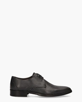 Stan II Zwart/Zilvergrijs Heren Veterschoenen