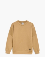 Sweatshirt Crew Urbanity Lichtbruin Damessweater