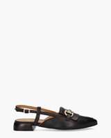 T98103301 Zwart Dames Slingbackloafers