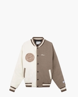 The All Out Varsity Jacket Crème/Taupe Jacket