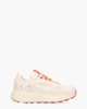 The Re-Run Max Suède Off White/Rood