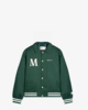 The Varsity Polo Jacket Donkergroen Jack