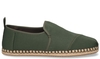 Toms Deconstructed Alpargata Groen Herenloafers