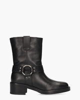 Ulla Zwart Dames Enkelboots