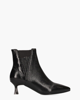 Urma Zwart Dames Enkelboots