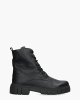 Uta Zwart Dames Veterboots