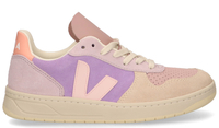 VEJA V-10 Suede Paars/Multicolor