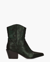 Vlinder Donkergroen Dames Enkelboots