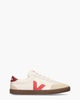 Volley Leather Wit/Rood