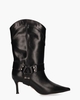 York Zwart Damesboots