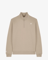 Zip Sweat Lichtbruin Herensweater