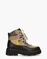 Ziva State Zwart/Multicolor Dames Veterboots