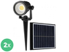2x V-Tac Solar LED Spike Lights