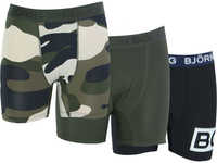 3x Björn Borg Performance Boxershorts