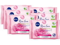 6x Nivea Micellair Rozenwater Reinigingsdoekjes
