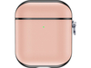 AirPods Hoesje Leder Paars