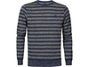 Petrol Striped Sweater Heren