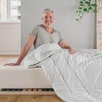 Combi-dekbed kameelhaar "Cammello-Figura"