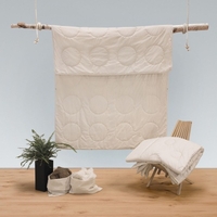 Licht combi-dekbed kameelhaar/zijde "Calida"