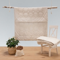 Licht combi-dekbed met kameelhaar "Cammello"