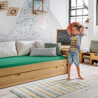 Scheerwollen vloerkleed "Gradua"