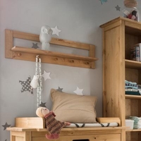 Wandplank met haakjes "Lucena"