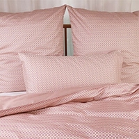 Omkeerbaar jacquard bedlinnen "Rosella"