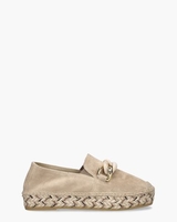 2041 Taupe Dames Espadrilles