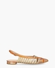 2194 Oranje/Goud Damessandalen