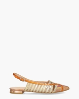 2194 Oranje/Goud Damessandalen