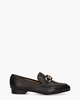 21I095 Zwart/Goud Damesloafers