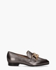 21I095A Zilvergrijs Damesloafers