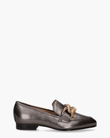 21I095A Zilvergrijs Damesloafers